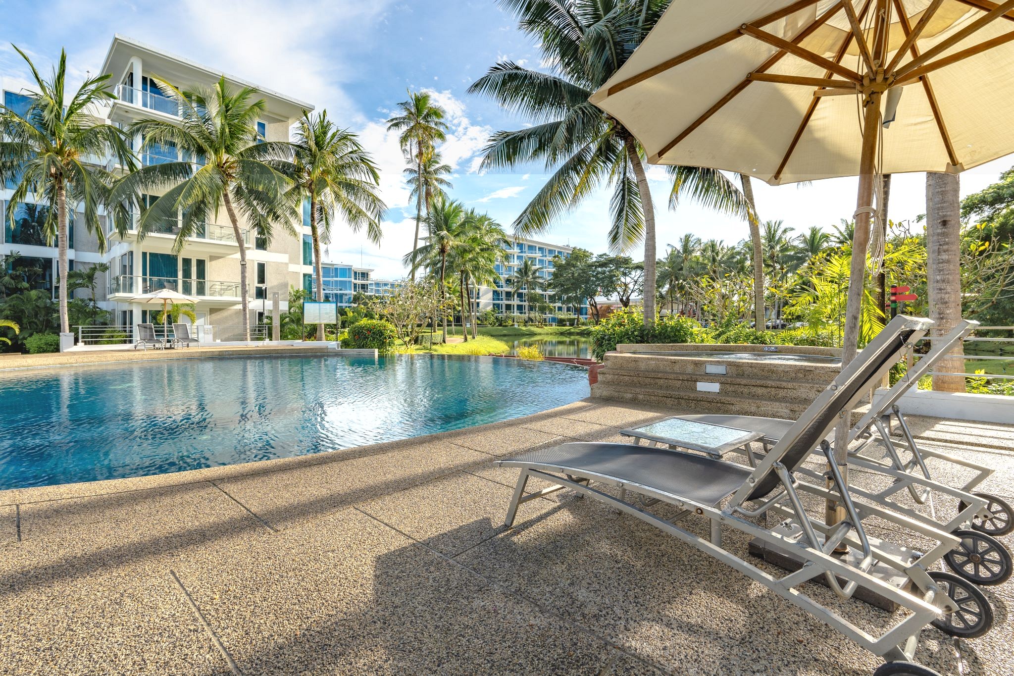 Lagoon swimming pool